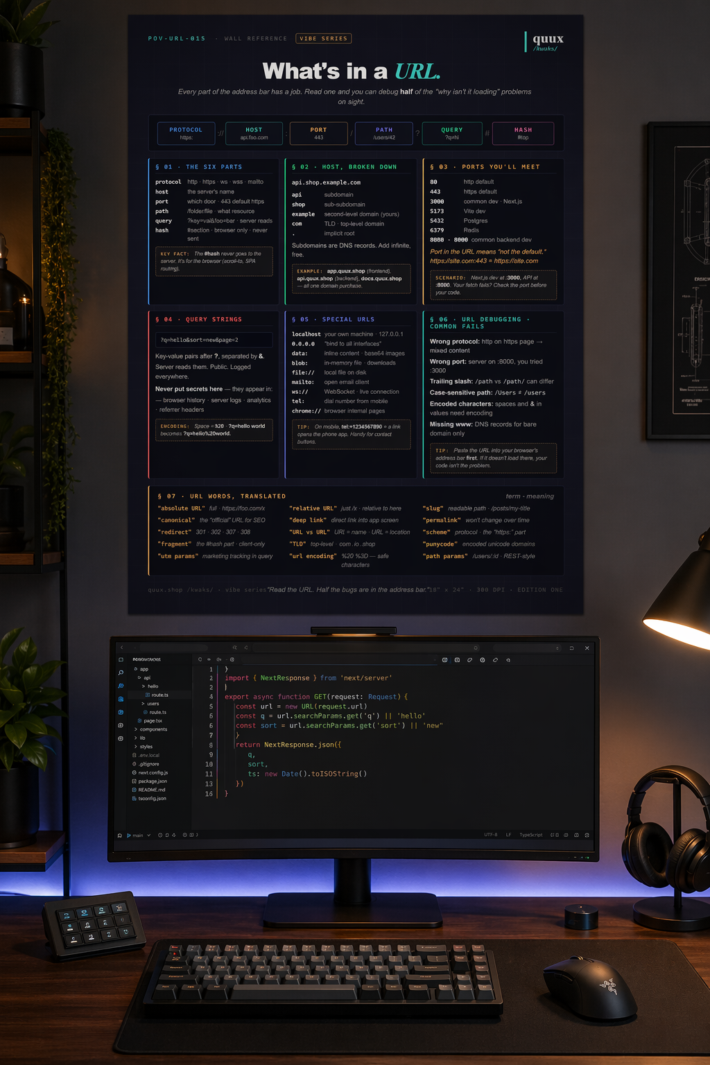 What's in a URL poster